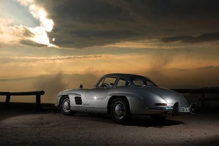 Mercedes 300 SL, Sonnenuntergang