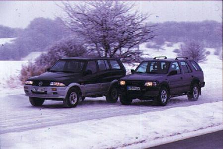 Opel Frontera 2.8 TDi gegen Ssangyong Musso