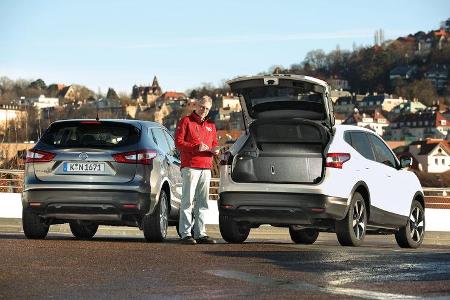 Nissan Qashqai, Heckansicht