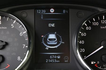 Nissan Qashqai, Anzeige, Infotainment