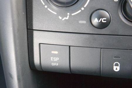 Wie bei allen Modellen im Test, steht das ESP auch hier auf der Optionsliste.