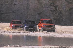 Kia Sportage 2.0, Mitsubishi Pajero Pinin 1.8, Suzuki Grand Vitara&nbsp;2.0