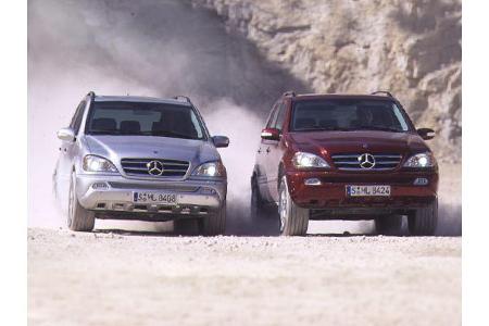Doppeltest Mercedes ML 400 CDI gegen Mercedes ML&nbsp;500