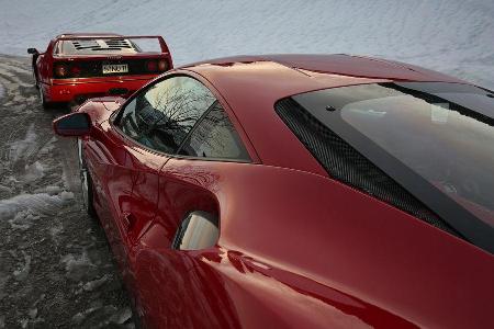 Ferrari 488 GTB, Ferrari F40, Impression, Kleinwalsertal