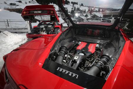 Ferrari 488 GTB, Ferrari F40, Impression, Kleinwalsertal
