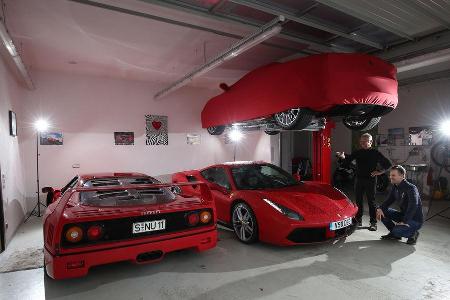 Ferrari 488 GTB, Ferrari F40, Impression, Kleinwalsertal