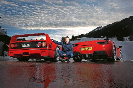 Ferrari 488 GTB, Ferrari F40, Impression, Kleinwalsertal