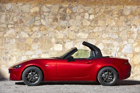 Mazda MX-5, ams, Fahrbericht, Verdeck