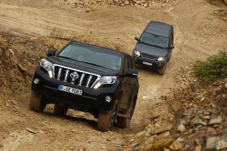 Land Rover Discovery 3.0 TDV6, Toyota Land Cruiser 2.8 D-4D