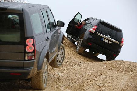 Land Rover Discovery 3.0 TDV6, Toyota Land Cruiser 2.8 D-4D