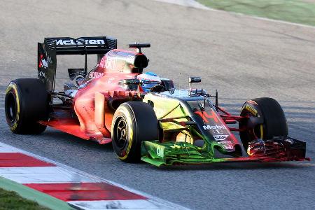 Fernando Alonso - McLaren - Barcelona - F1-Test - FloViz - 2016