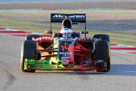 Fernando Alonso - McLaren - Barcelona - F1-Test - FloViz - 2016