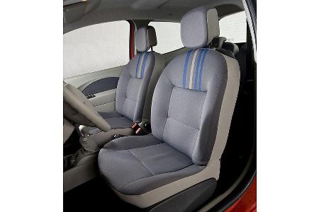 Im Twingo reisen Passagiere entspannt.