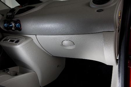 Handschuhfach geschlossen.