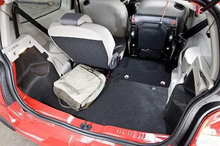 Geräumiger und ausgesprochen variabler Gepäckraum.