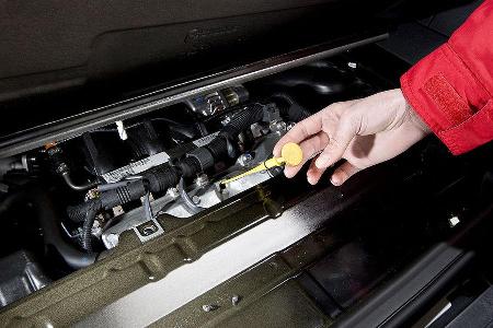 Schwer zugänglicher, aber drehfreudiger Dreizylinder.