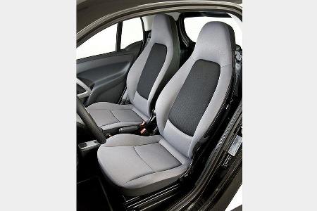 Eine Rückbank gibts im Smart auch nicht gegen Aufpreis.