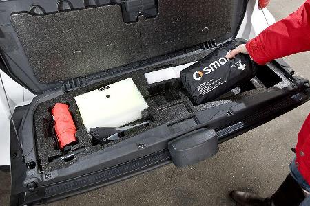 Praktisches Staufach in der Heckklappe.