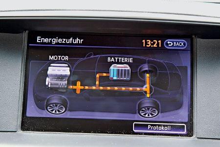 Infiniti M35h, Betriebmodus