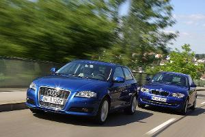 Audi A3 2.0 TDI und BMW 118d