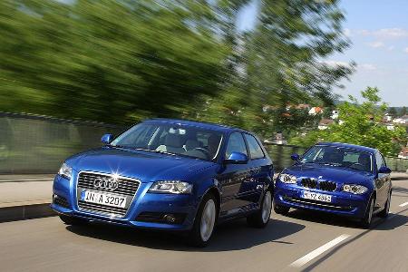 Audi A3 2.0 TDI und BMW 118d