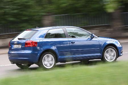 Das Audi-Getriebe ist etwas kürzer übersetzt ...