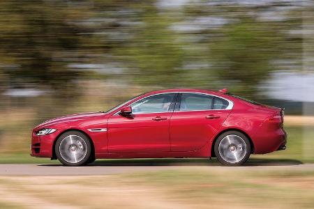 Jaguar XE 20d, Seitenansicht