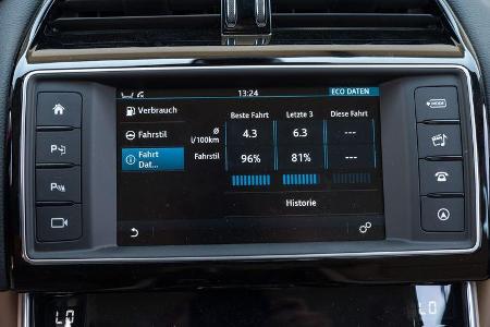 Jaguar XE 20d, Display, Infotainment