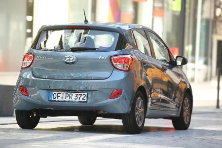 Hyundai i10 1.0, Heckansicht