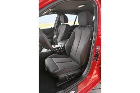 BMW 116d, Fahrersitz