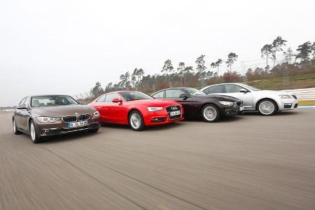 Audi A5 2.0 TDI, BMW 320d, BMW 420d, Skoda Octavia RS 2.0 TDI