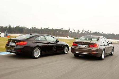 BMW 320d, BMW 420d, Heckansicht