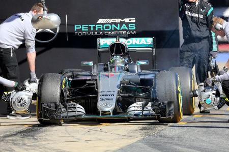 Nico Rosberg - Mercedes - Barcelona - Formel 1-Test - 1. Mrz 2016