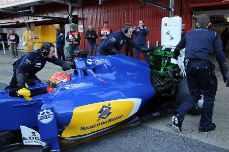 Felipe Nasr - Sauber - Barcelona - Formel 1-Test - 1. Mrz - 2016