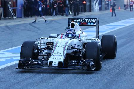 Valtteri Bottas - Williams - Barcelona - Formel 1-Test - 1. Mrz - 2016