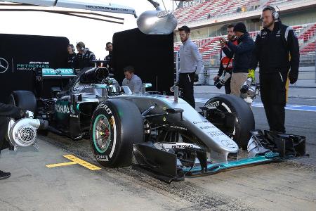 Nico Rosberg - Mercedes - Barcelona - Formel 1-Test - 1. Mrz - 2016