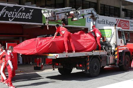 Kimi Rikknen - Ferrari - Barcelona - Formel 1-Test - 1. Mrz 2016