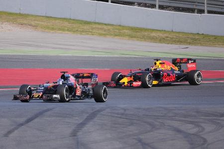 Toro Rosso & Red Bull - Barcelona - Formel 1-Test - 1. Mrz 2016