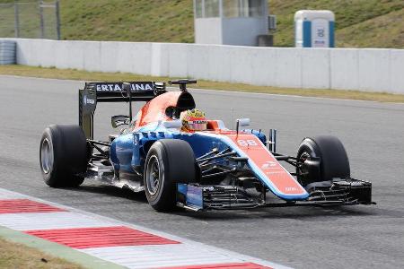 Rio Haryanto - Manor - Barcelona - Formel 1-Test - 1. Mrz 2016