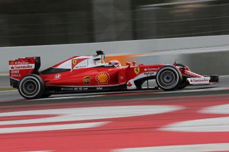 Sebastian Vettel - Ferrari - Barcelona - Formel 1-Test - 1. Mrz 2016
