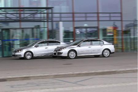 Renault Laguna dCi 110 FAP, VW Passat 1.6 TDI Bluemotion
