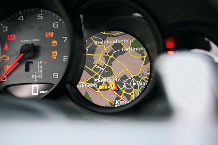 Porsche 911 Carrera S, Rundinstrumente, Display