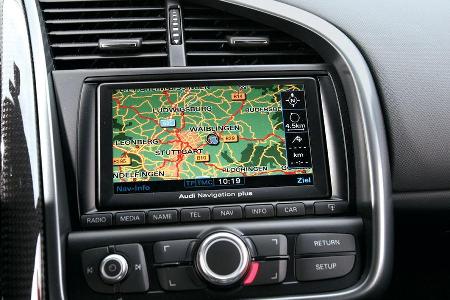 Audi R8 4.2 FSI Quattro, Navi-Display