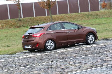 Hyundai i30, Bodenwellen, Fahrwerk