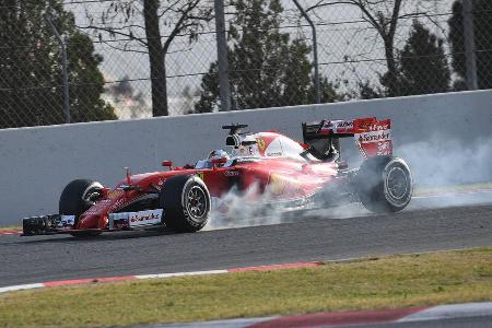 Sebastian Vettel - Ferrari - Barcelona - F1-Test - 2016