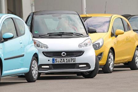 ams15/2012, Kleinwagen, 100 g/km CO2, Smart Fortwo