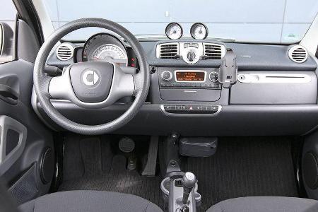 ams15/2012, Kleinwagen, 100 g/km CO2, Smart Fortwo, Cockpit