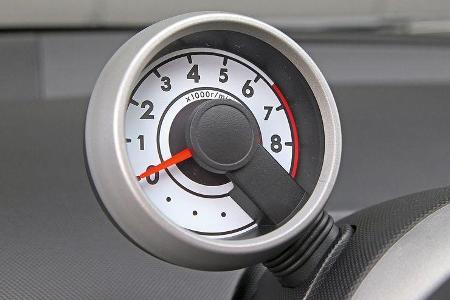 ams15/2012, Kleinwagen, 100 g/km CO2, Citroen C1, Drehzahlmesser