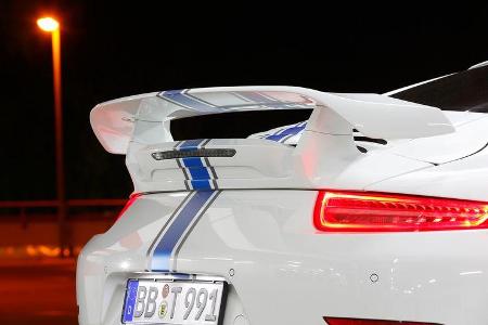 Techart-Porsche 911 Turbo S, Heckspoiler, Rückleuchte