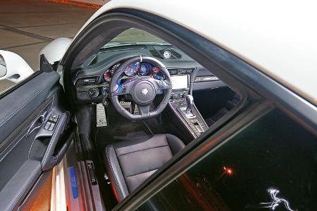 Techart-Porsche 911 Turbo S, Cockpit, Lenkrad